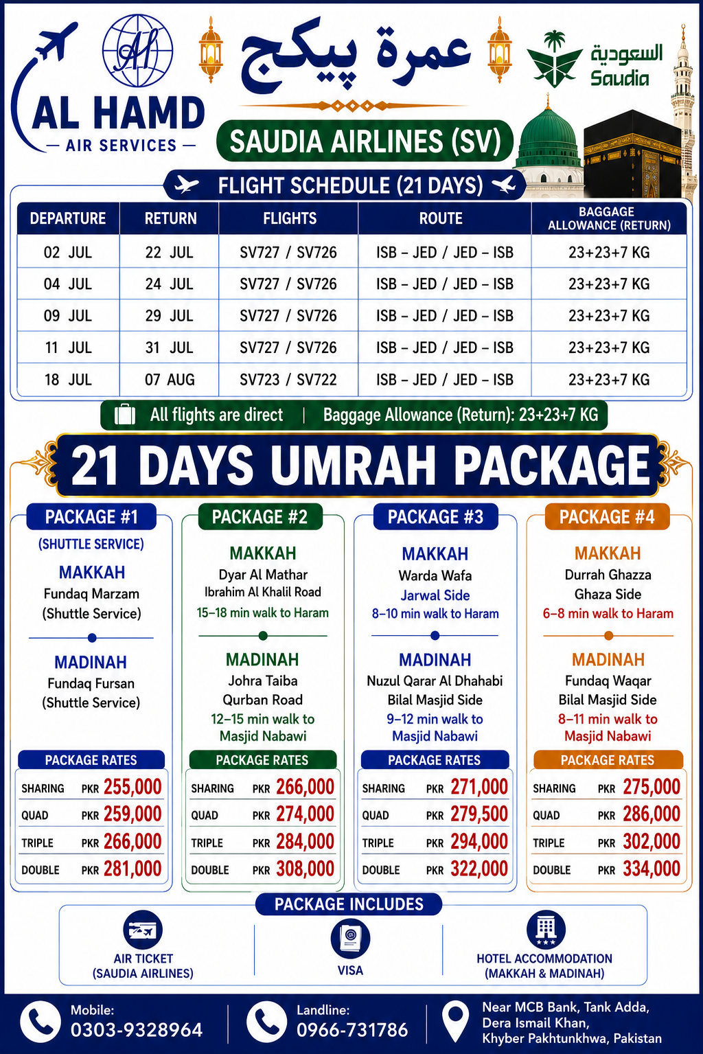 UMRAH 21DAYS